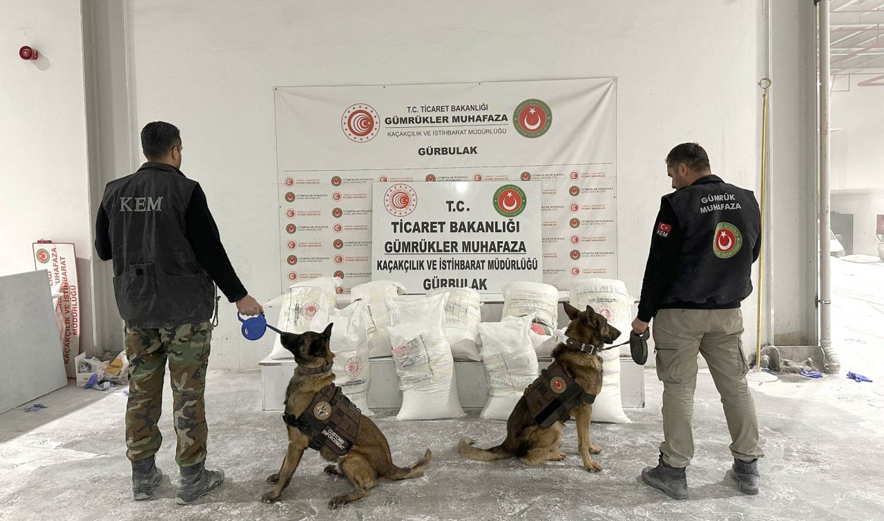Gürbulak Sınır Kapısı’nda 4,5 ton metamfetamin ele geçirildi