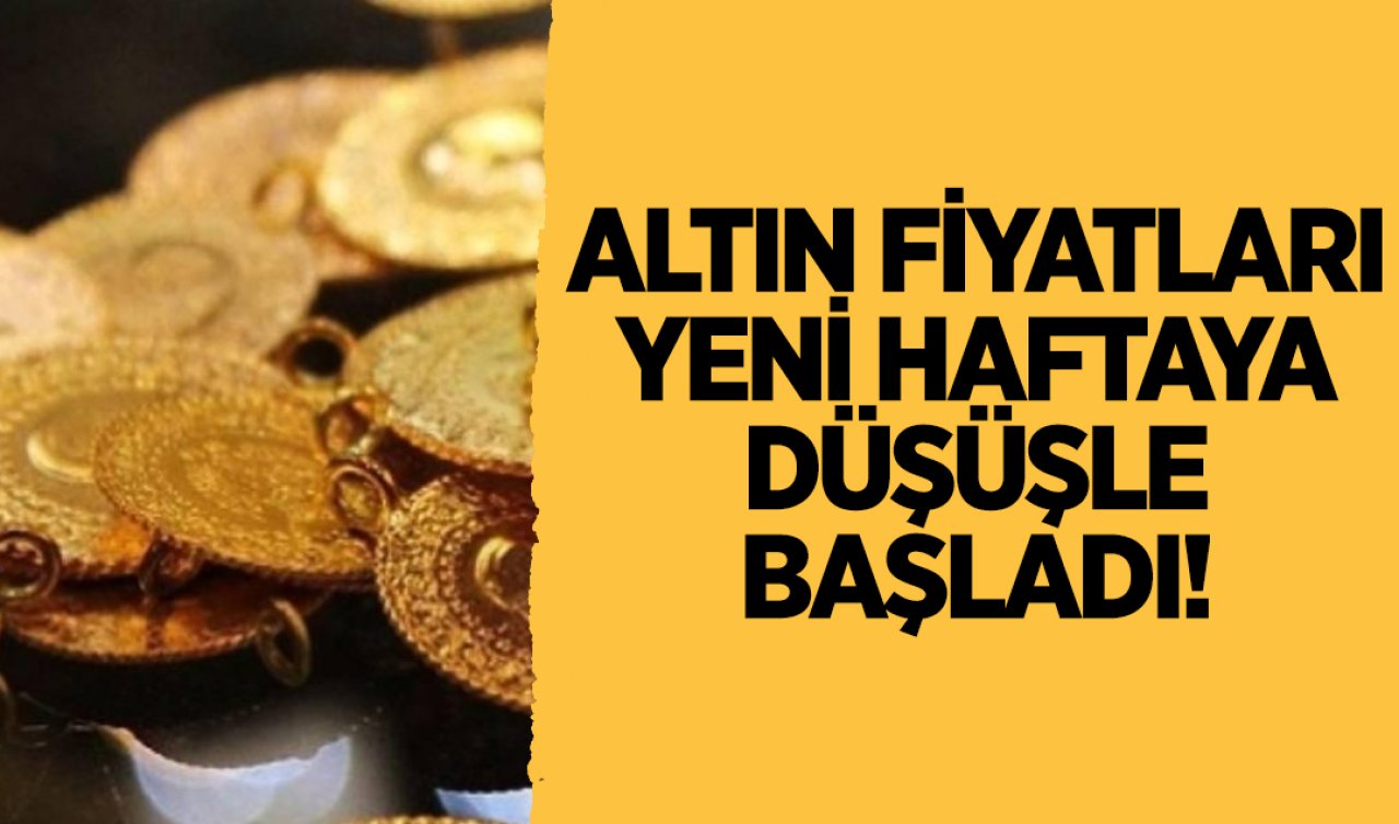 Altın fiyatları düşüşte: Gram altın kaç TL?