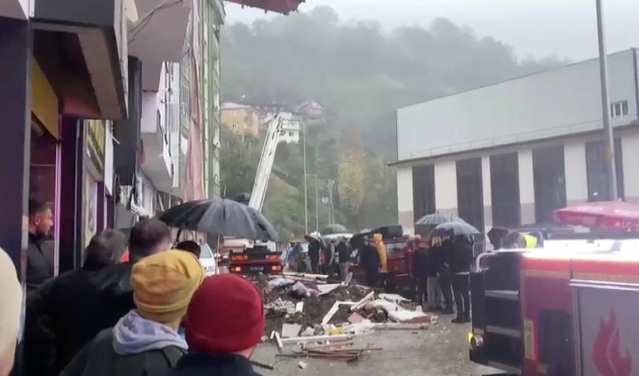 Rize’de heyelan: 1 ölü 4 yaralı