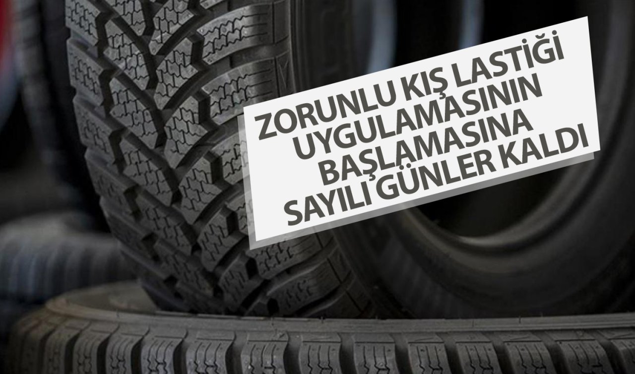 Zorunlu kış lastiği uygulamasının başlamasına sayılı günler kaldı