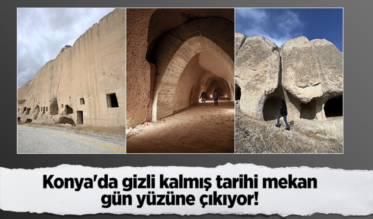  Konya’da gizli kalmış tarihi mekan gün yüzüne çıkıyor! 