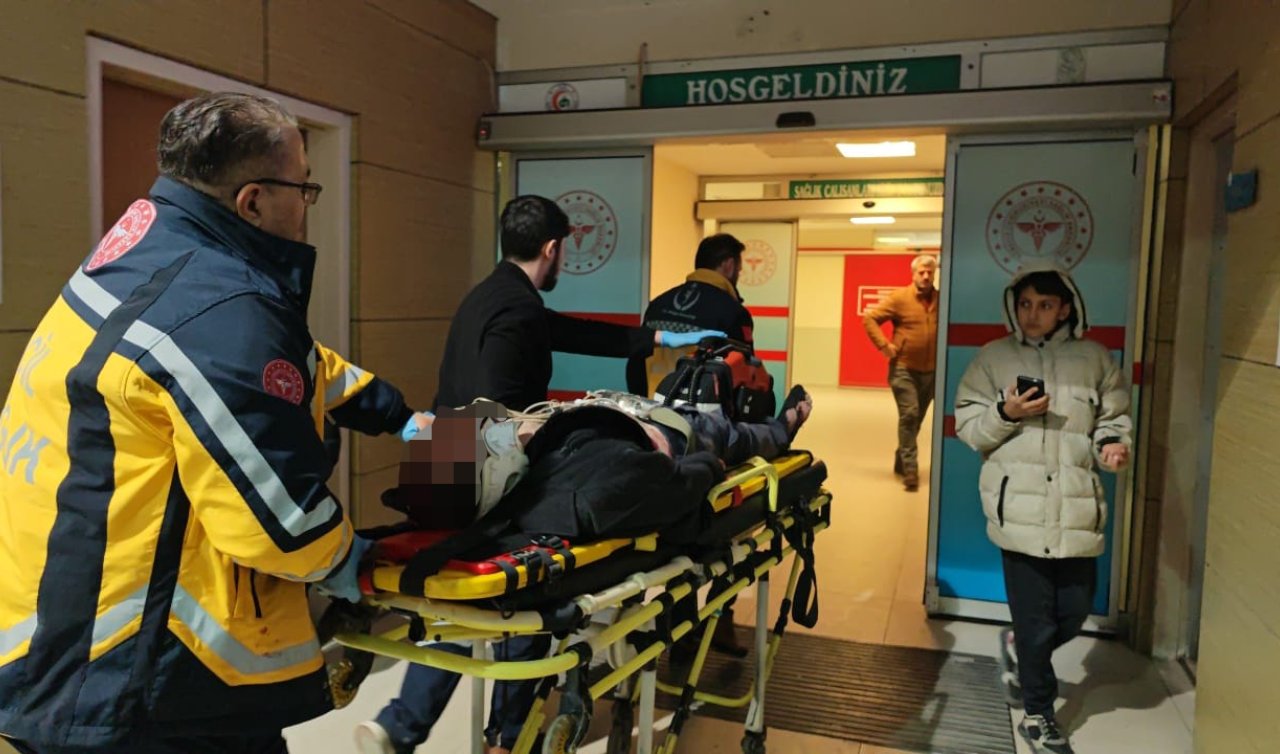 Üç aracın karıştığı kazada motosiklet sürücüsü ağır yaralandı
