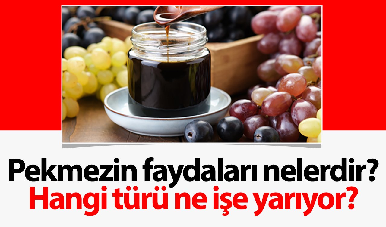  Pekmezin faydaları nelerdir? Hangi türü ne işe yarıyor?