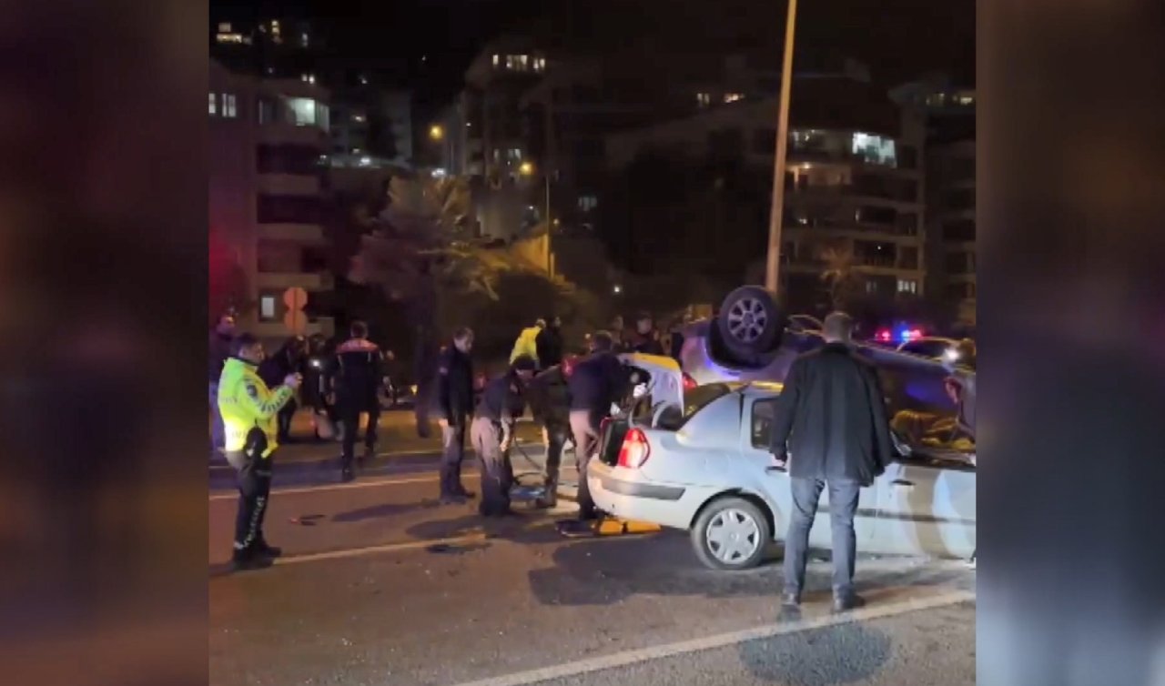17 yaşındaki sürücünün kullandığı otomobil 2 otomobile çarptı: 1 ölü 3 yaralı