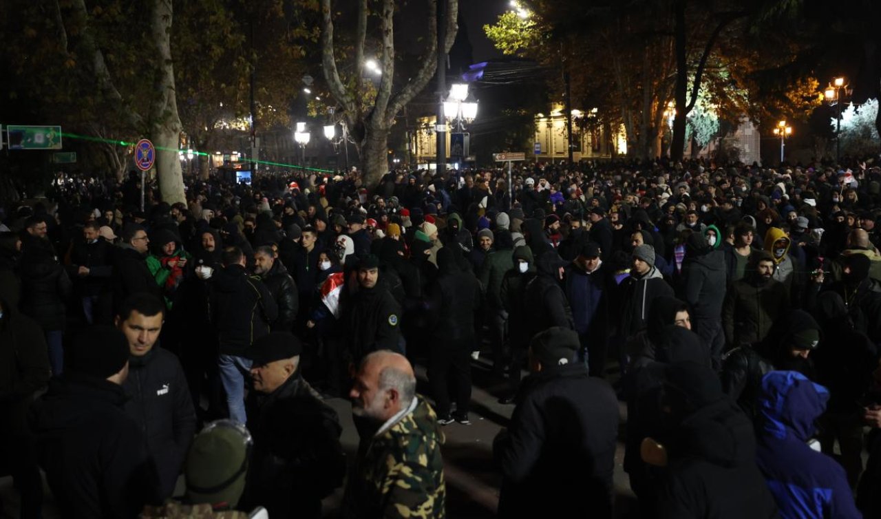 Gürcistan’da AB yanlısı göstericilerin protestosu devam etti