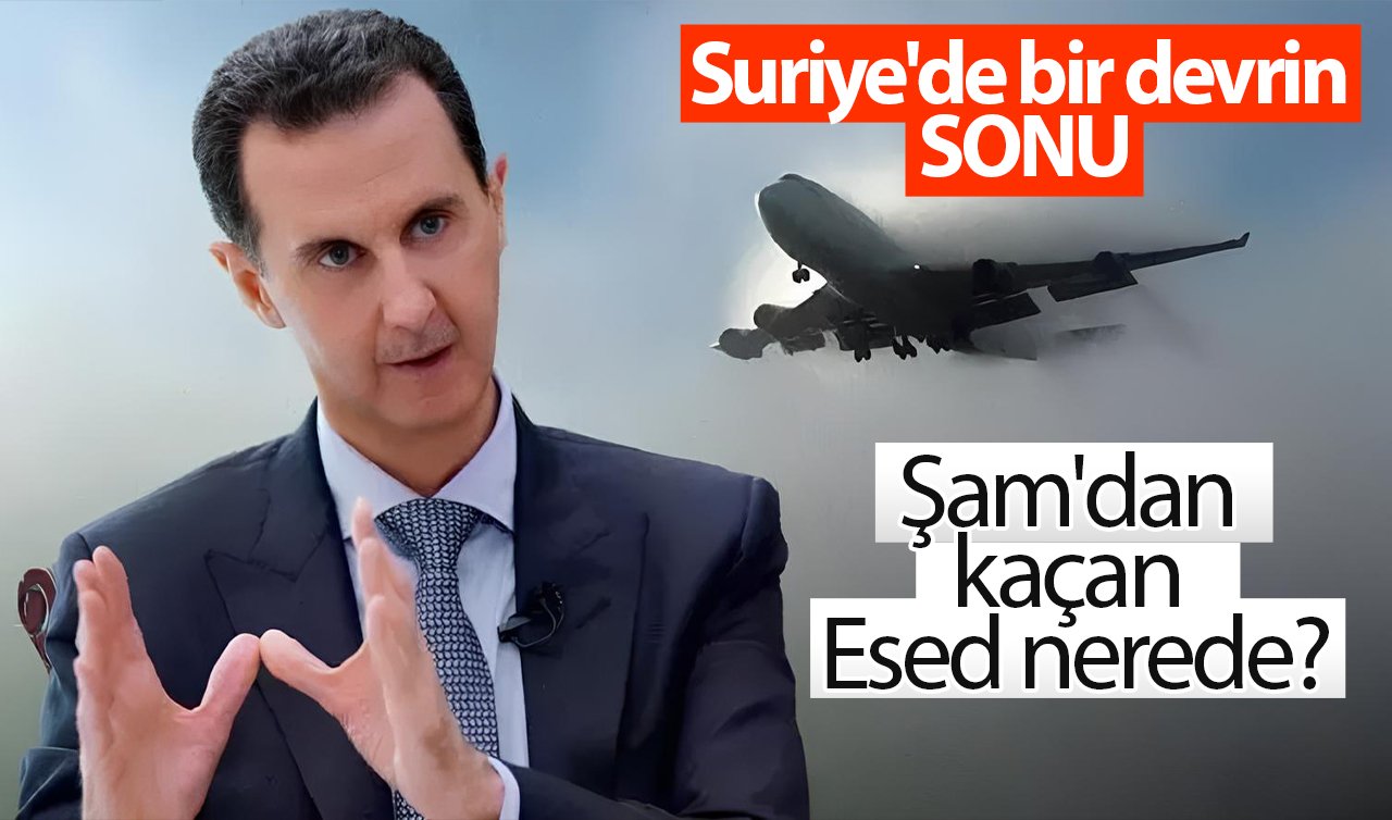  Suriye’de bir devrin sonu: Şam’dan kaçan Esad nerede?