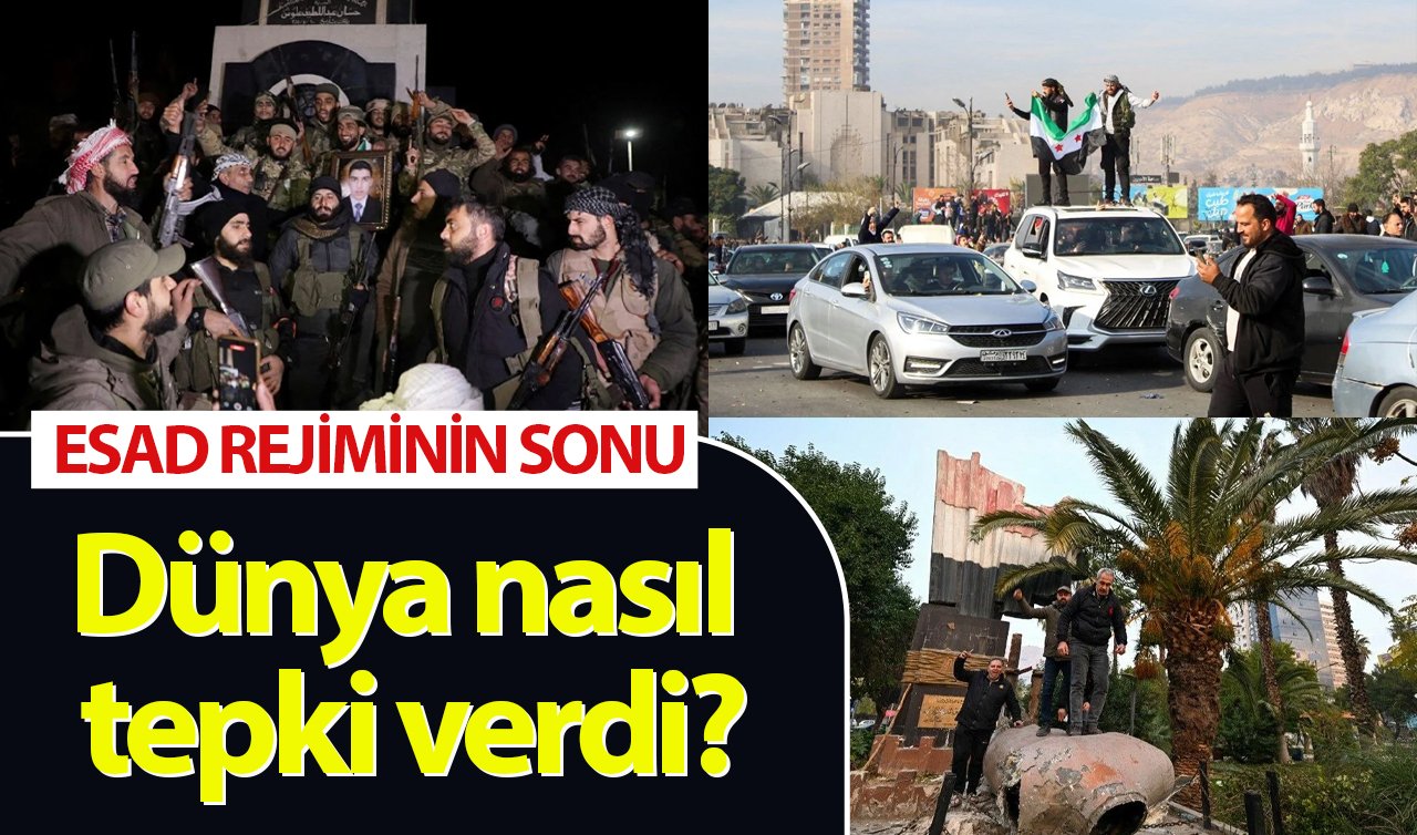 Suriye’de Esad rejimi çöktü: Dünya nasıl tepki verdi?
