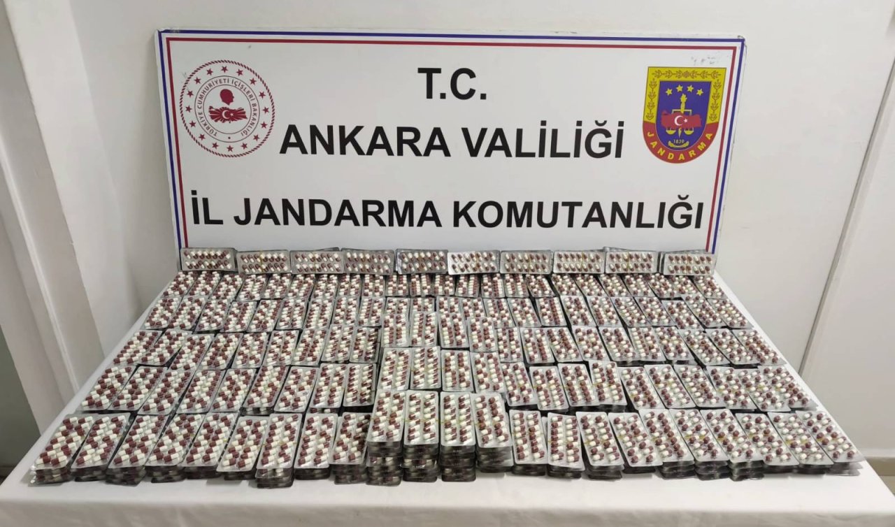 Uyuşturucu operasyonunda 7 bin 650 adet hap ele geçirildi! 