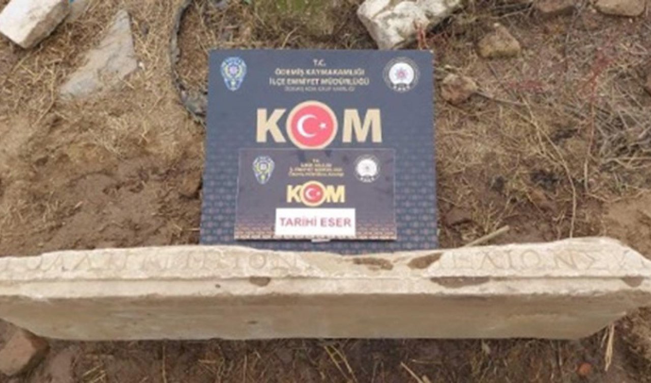 Tarihi eser kaçakçılarına suçüstü: 3 gözaltı