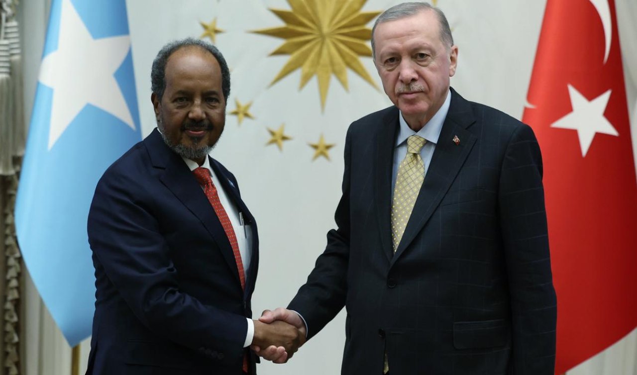 Cumhurbaşkanı Erdoğan Somalili mevkidaşı Mahmud ile görüştü