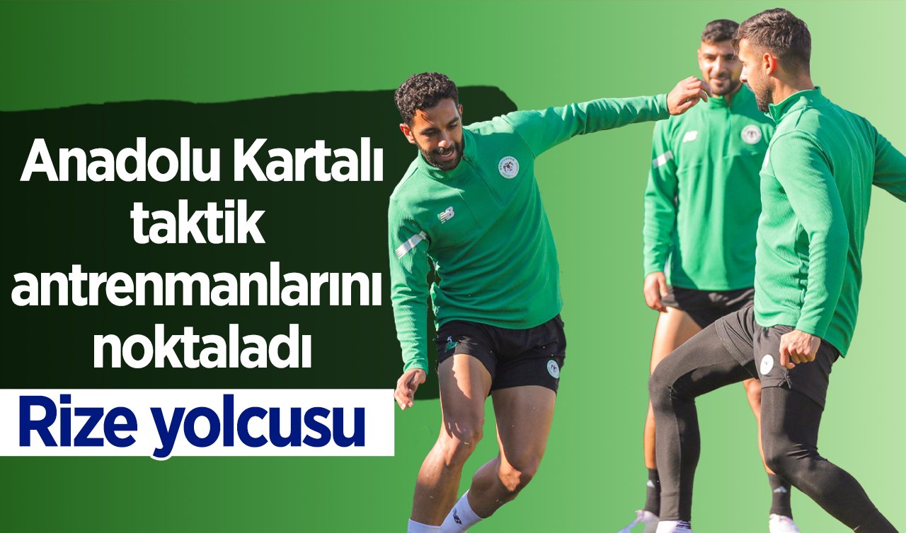 Anadolu Kartalı Rize yolcusu