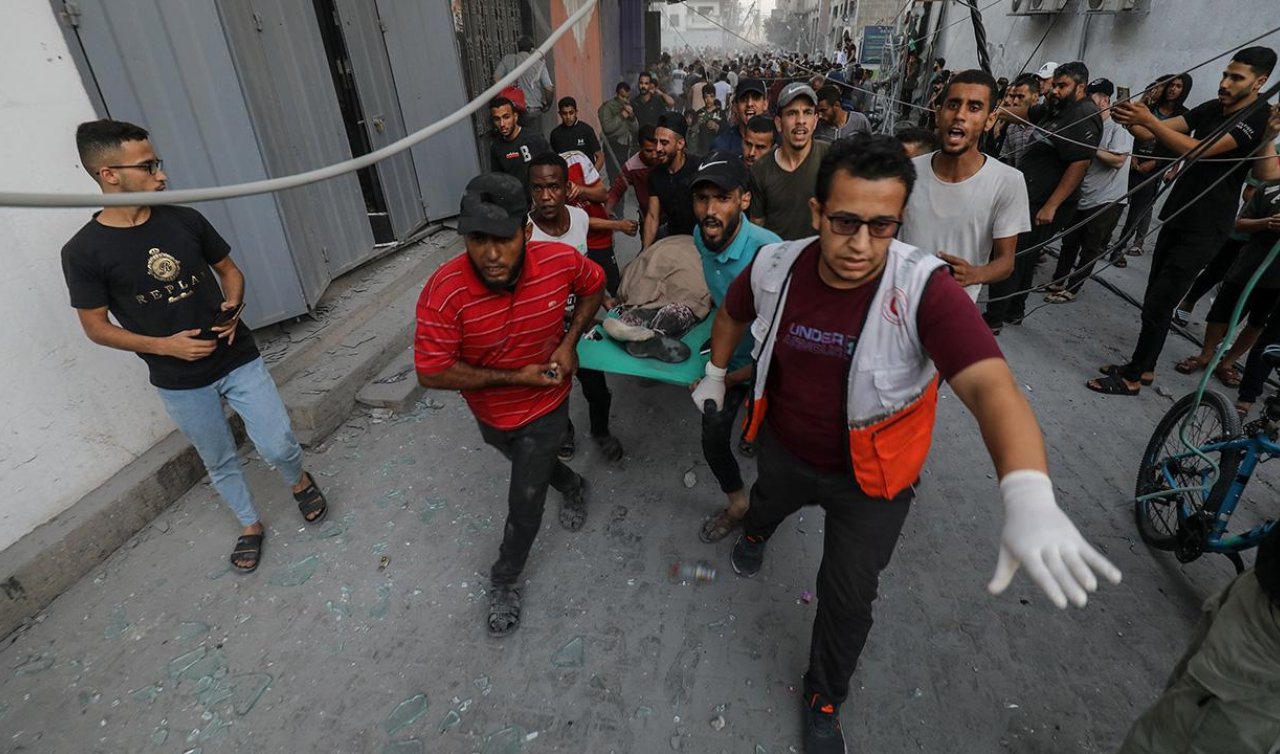Soykırımcı İsrail’in Gazze Şeridi’ne düzenlediği hava saldırılarında 37 Filistinli öldü