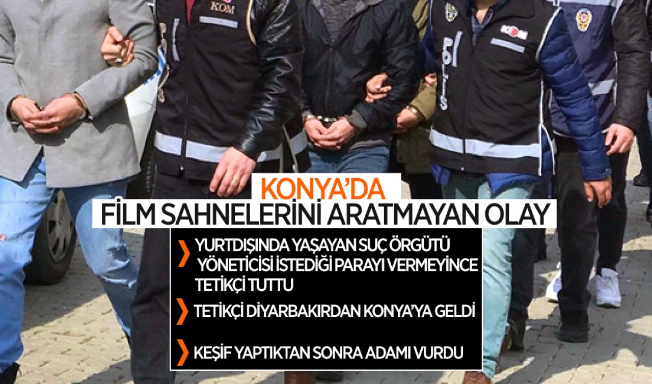 Konya’da tetikçi ve suç örgütü üyelerine eş zamanlı operasyon! 