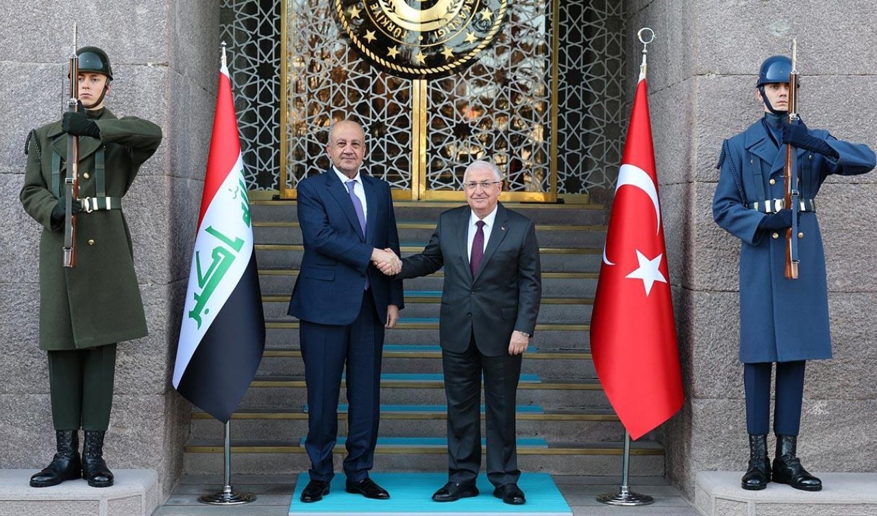  Bakan Güler Iraklı mevkidaşı Abbasi ile bir araya geldi