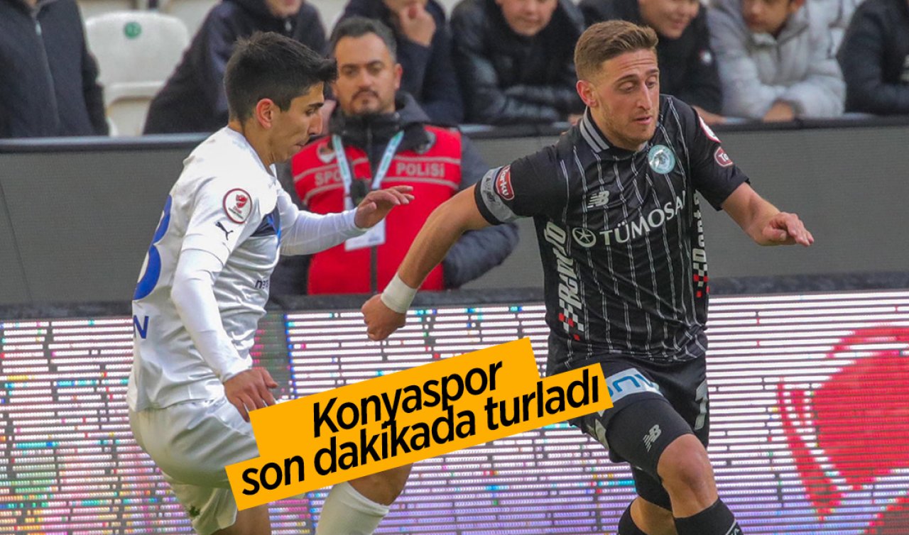 Konyaspor son dakikada turladı! 