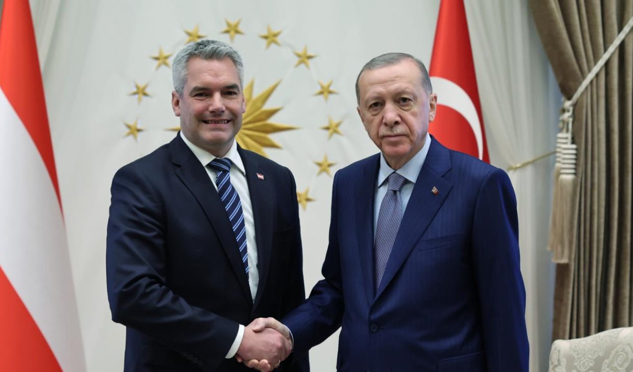 Cumhurbaşkanı Erdoğan Avusturya Başbakanı Nehammer ile görüştü
