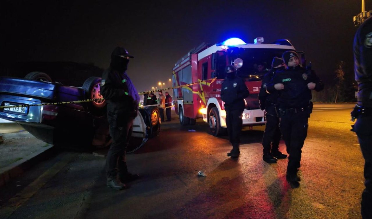  Kaza yapan araca otomobil çarptı: 2 ölü