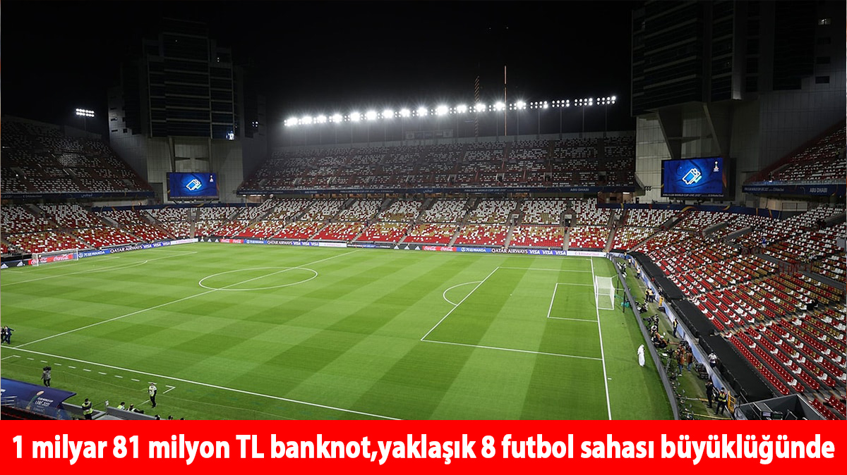 yaklaşık 8 futbol sahası büyüklüğünde