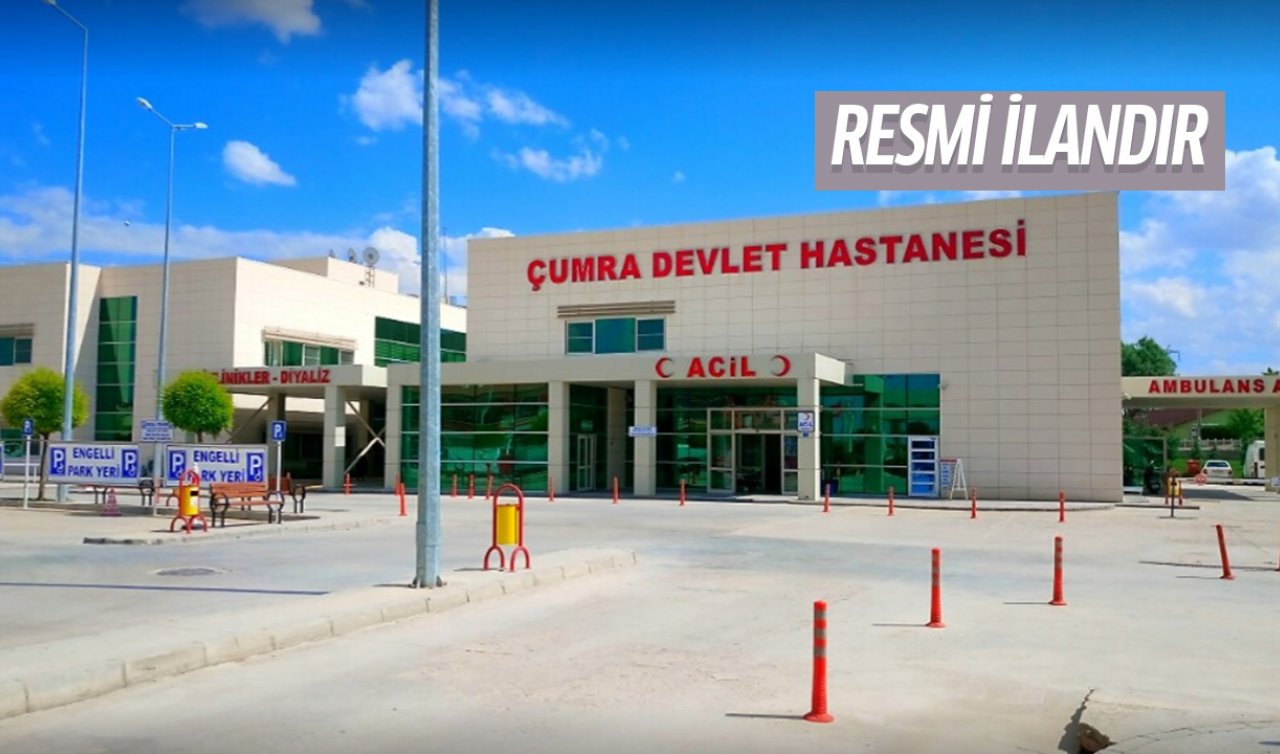 Çumra Devlet Hastanesi gıda alımı yapacak
