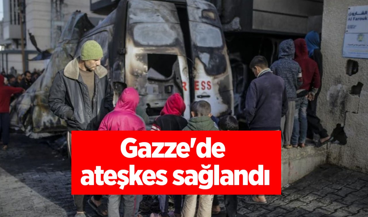 Gazze’de ateşkes sağlandı