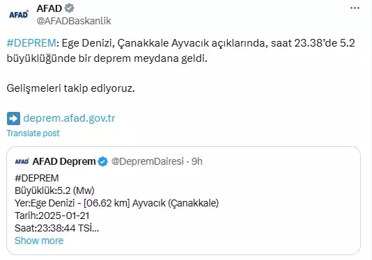 En Son Deprem Nerede Oldu?