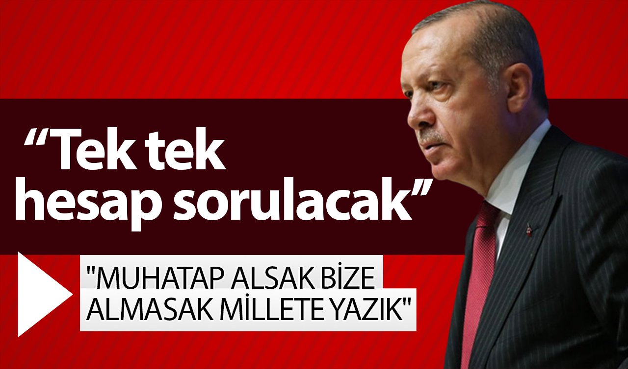 Cumhurbaşkanı Erdoğan’dan Kartalkaya’daki yangın faciasına ilişkin açıklama: Kimin ihmali varsa tek tek hesap sorulacak