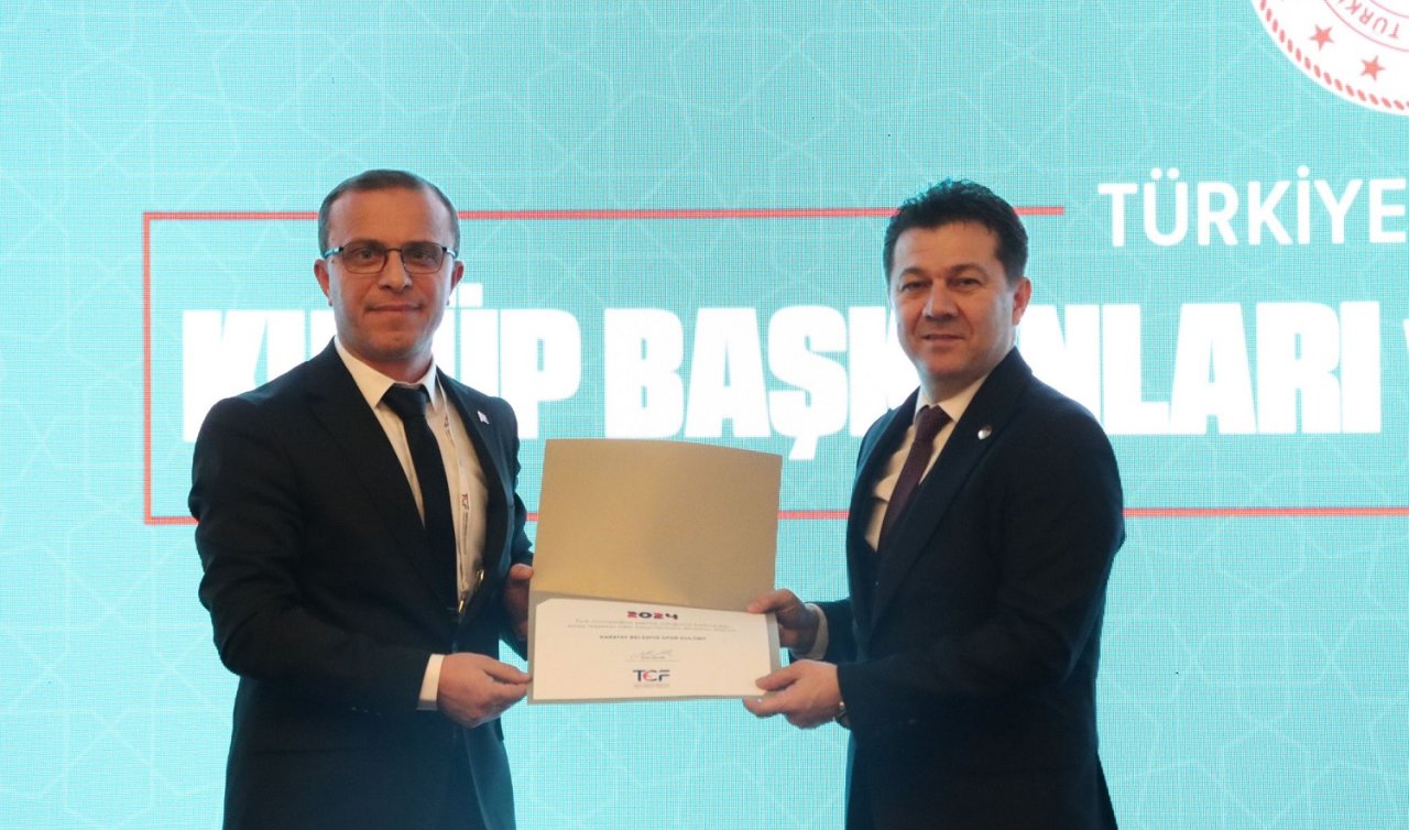 Karatay Belediyespor Kulubü’ne bir ödül daha! 