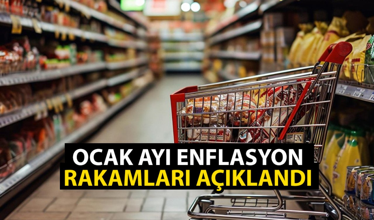 Ocak ayı enflasyon rakamları açıklandı
