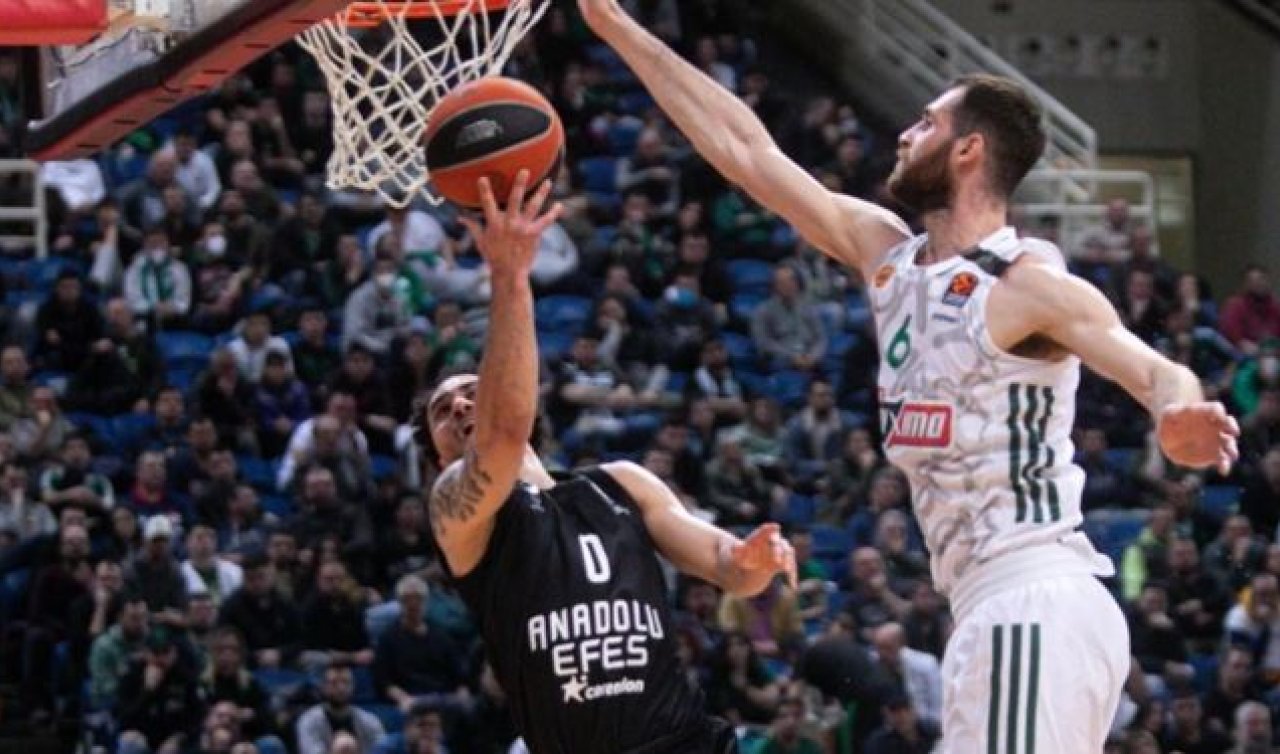Panathinaikos Aktor Anadolu Efes maçı kaç kaç bitti?