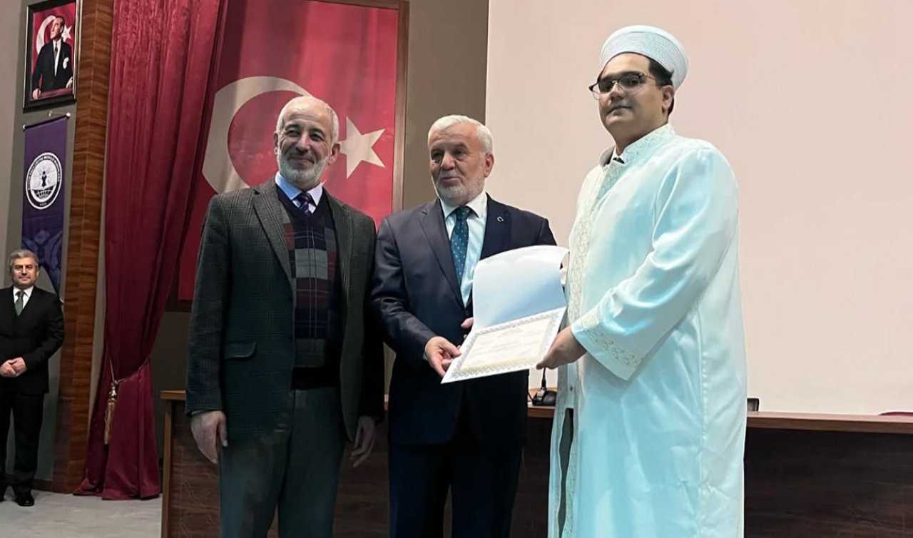  Meram Müftülüğünde cüppe giydirme töreni