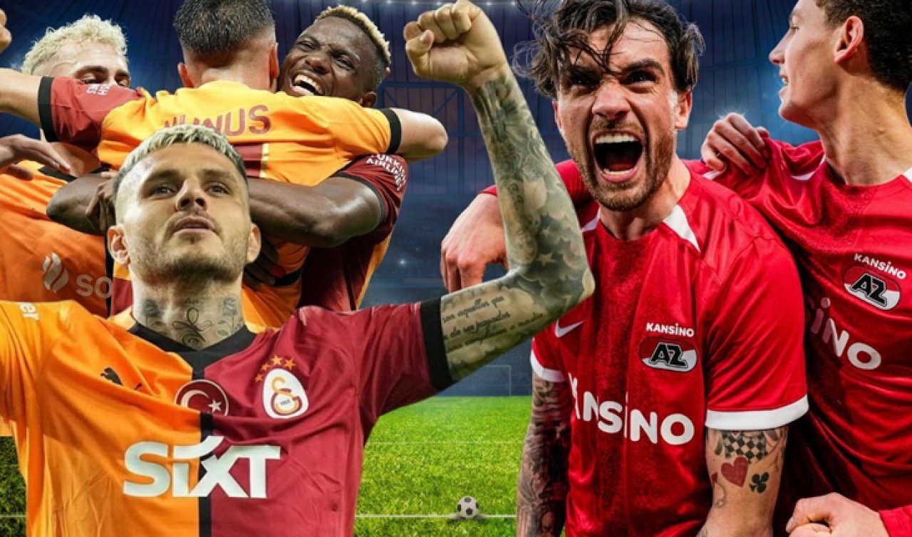  Galatasaray - AZ Alkmaar maç kadrosu ve muhtemel 11’ler