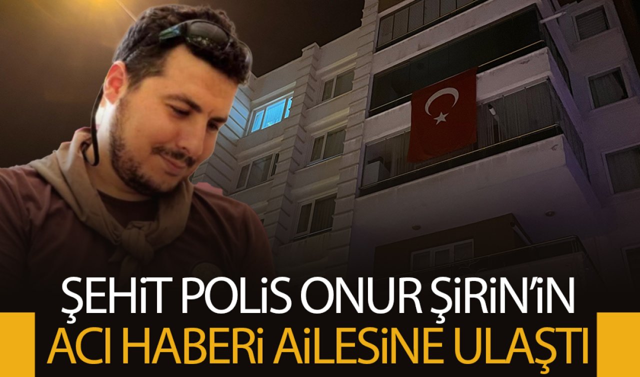 Konya’da polis otosunun karıştığı kazada şehit olan polis memurunun acı haberi ailesine ulaştı