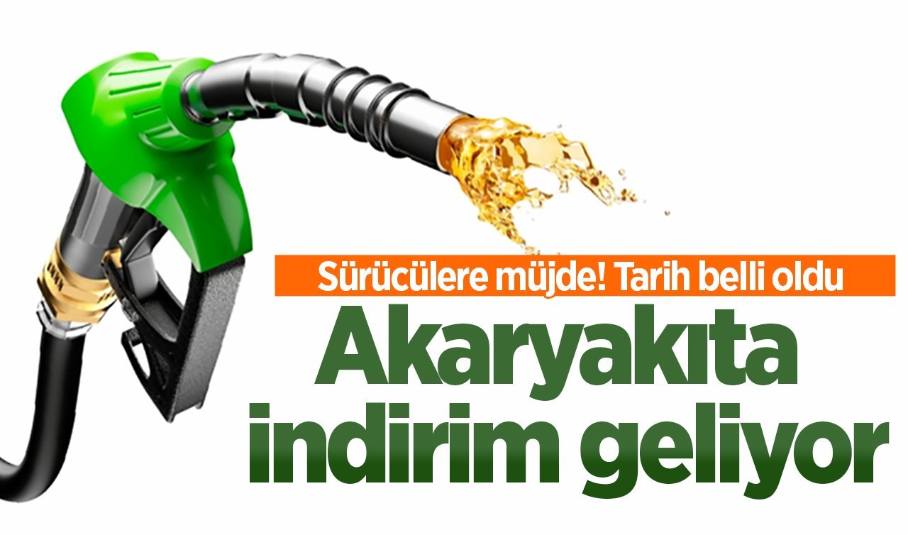 Sürücüler müjde! Akaryakıta indirim geliyor: Yarın geceden itibaren..