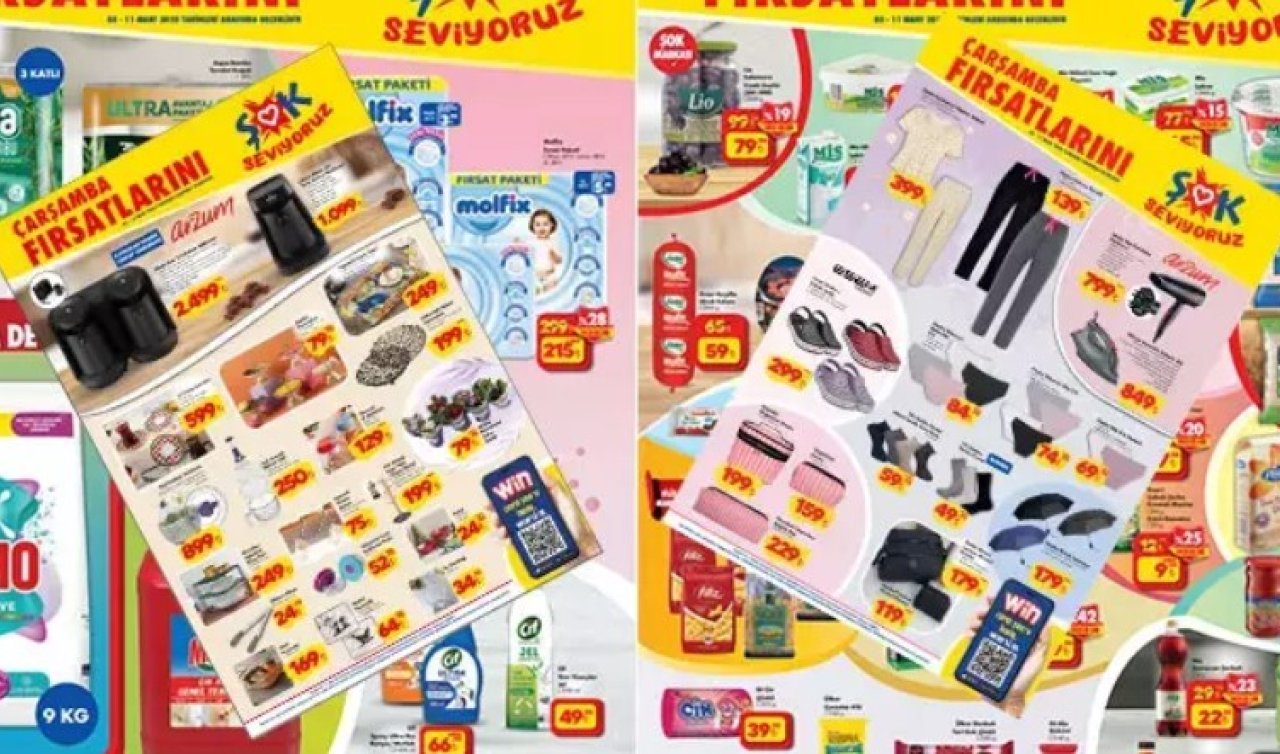 ŞOK 8-11 MART YENİ AKTÜEL KATALOĞU! ŞOK 5-11 Mart aktüel kataloğunda hangi ürünler satışa çıktı? Kapaklı Organizer Çanta, Pijama Takımı, Saç Kurutma Makinesi