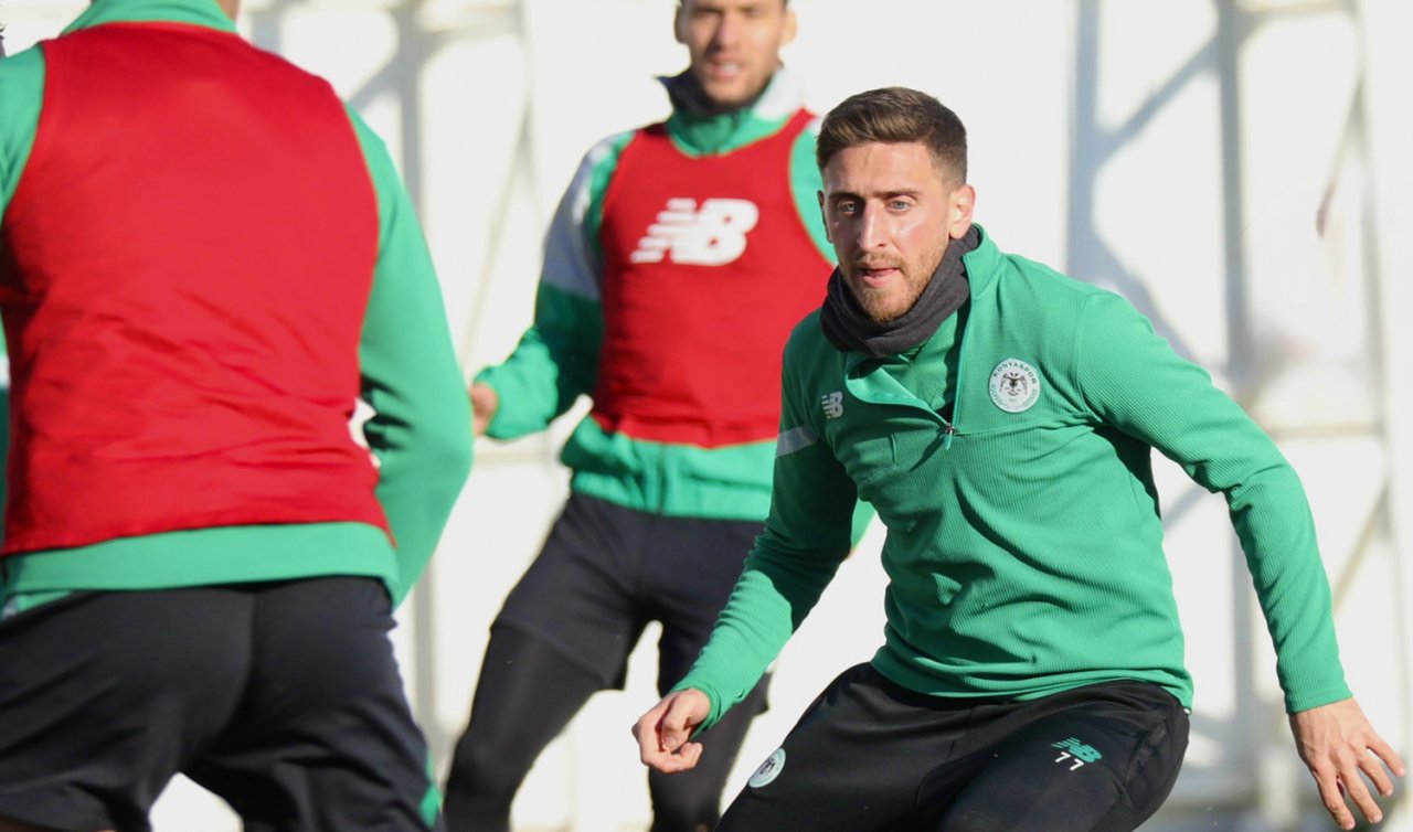 Konyaspor taktik çalışıyor