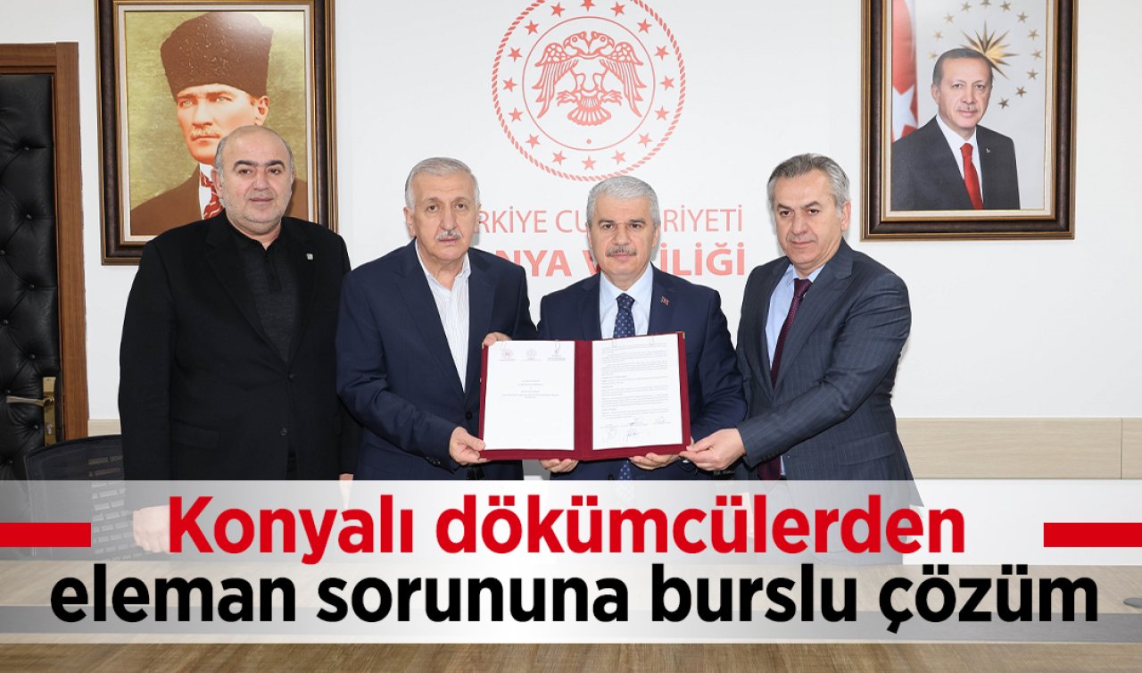 Konyalı dökümcülerden eleman sorununa burslu çözüm