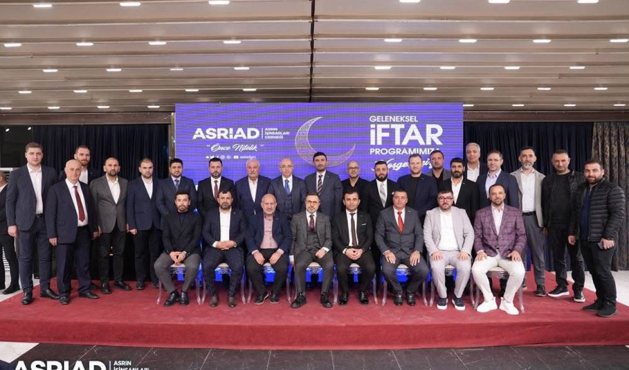 ASRİAD Konya Şubesi Genel Merkez İftar Programına Katıldı