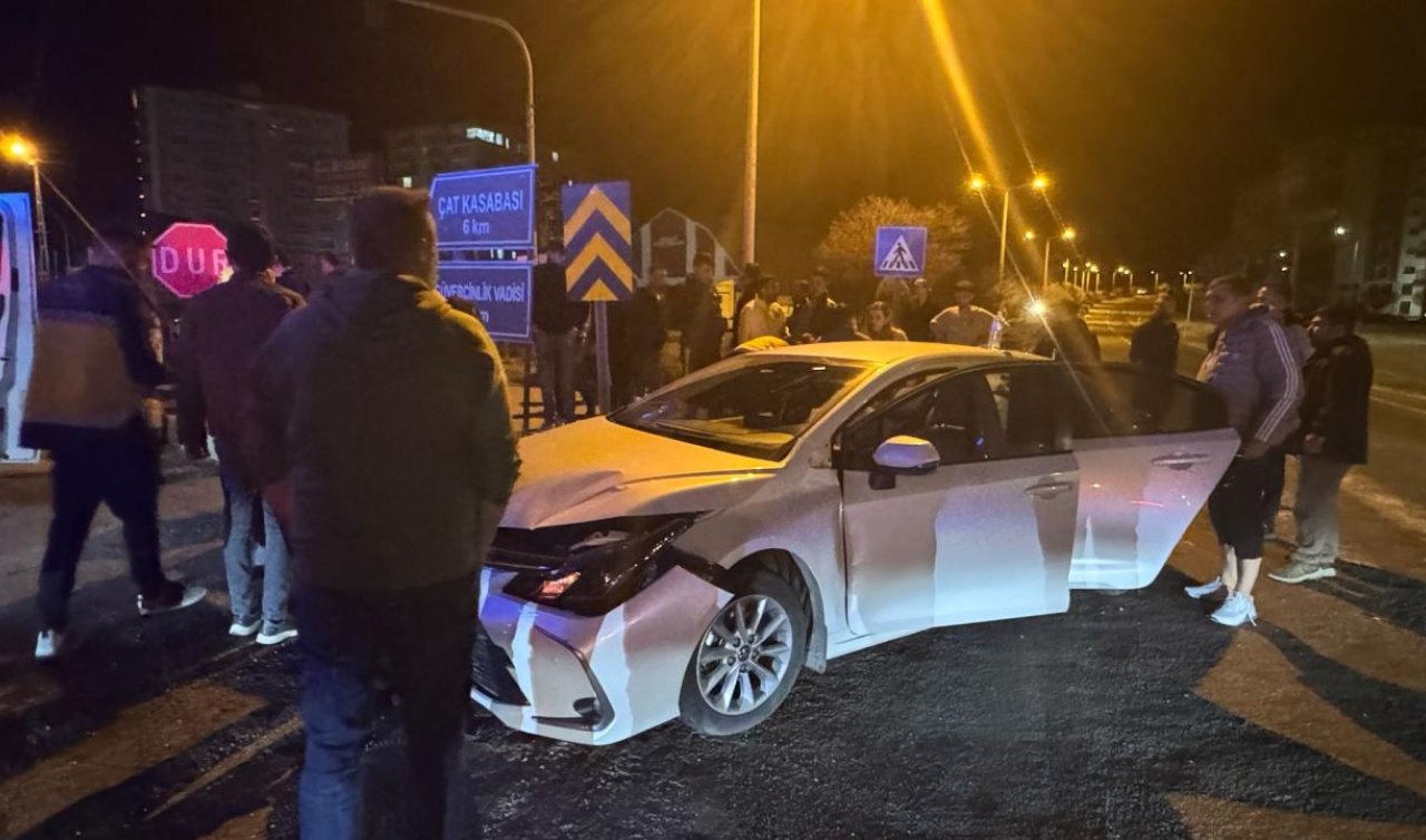 İki otomobilin çarpıştığı kazada 4 kişi yaralandı