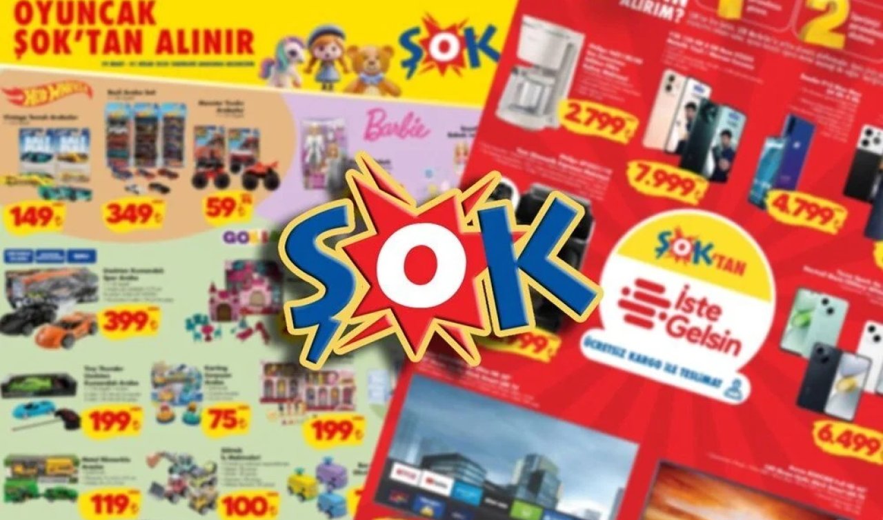 ŞOK aktüel kataloğu 29 Mart - 1 Nisan: Şok marketlerde bu hafta Barbie bebekler, kutu oyunu, espresso makinesi, cep telefonları satışta
