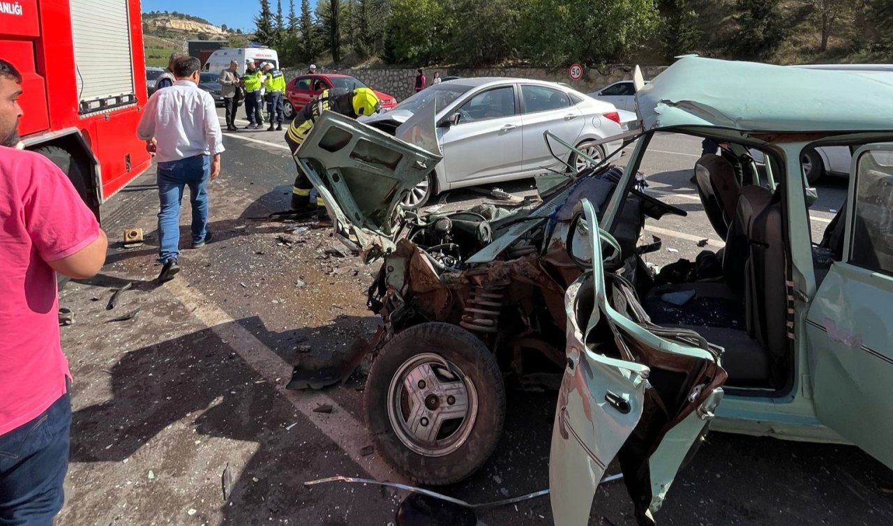  Zincirleme kaza: 1 ölü, 9 yaralı