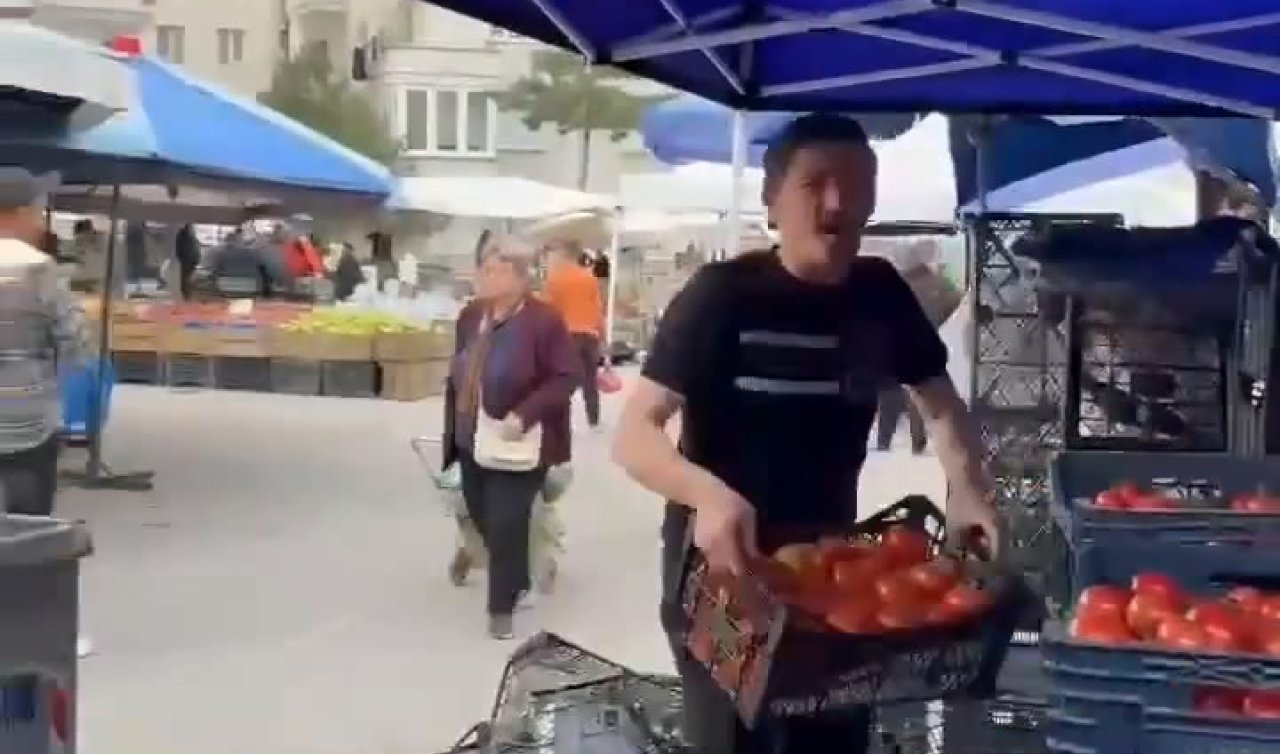 Domatesleri çöpe döken pazarcıya milyonluk para cezası