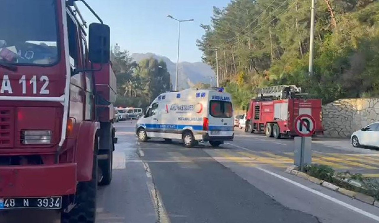  Marmaris’te 5 yıldızlı otelde yangın