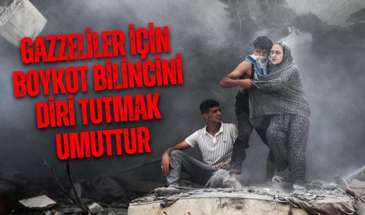 Gazzeliler için boykot bilincini diri tutmak umuttur