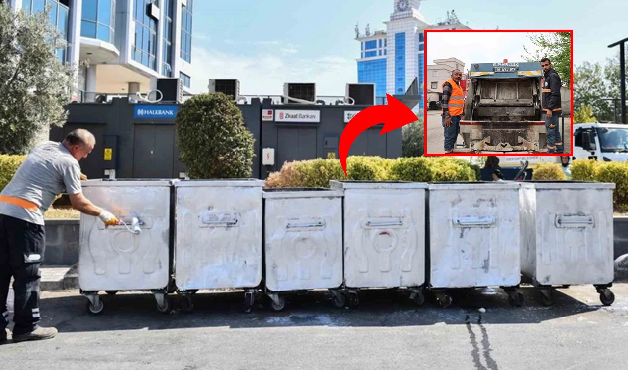  Adana’da çöp konteynerini açan işçiler neye uğradığını şaşırdı! 1 değil, 2 değil, 3 değil... Tam 5 tane birden karşılarına çıktı! Hemen motoru kapattılar