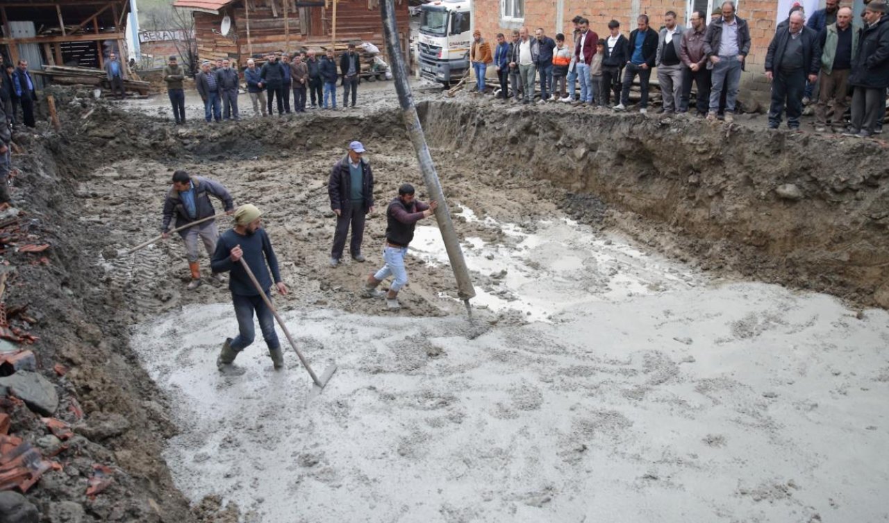 Şehidin ev hayalini devlet gerçekleştirdi