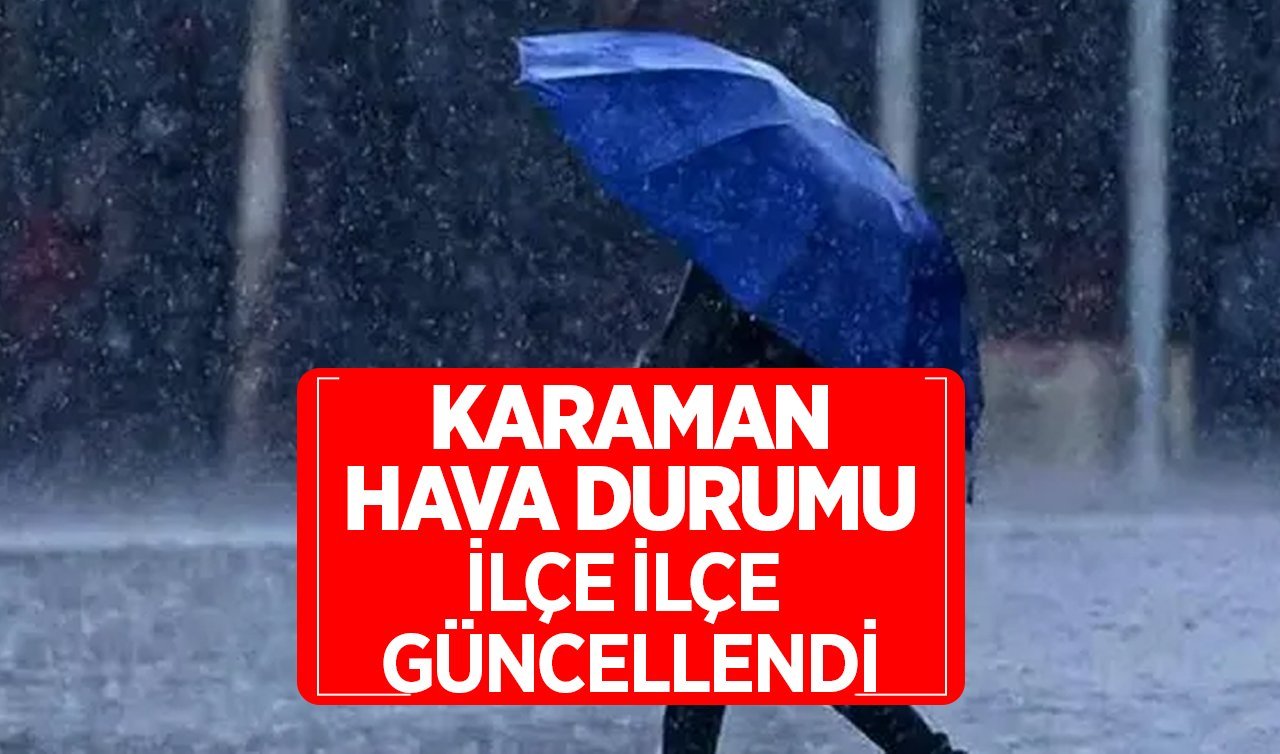 Karaman’ın bu ilçesine kar geri dönüyor! İşte Karaman 5 günlük hava durumu