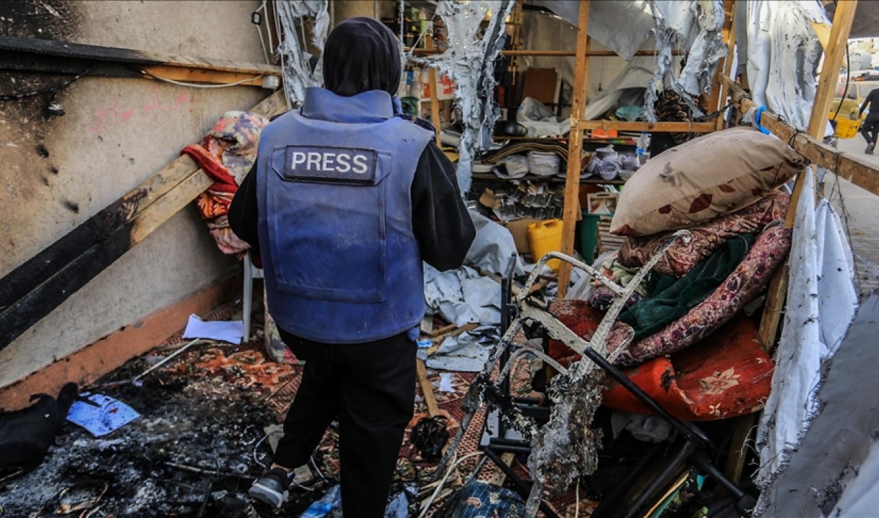İsrail ordusu Gazze’de gazetecilerin kaldığı çadıra saldırı düzenledi
