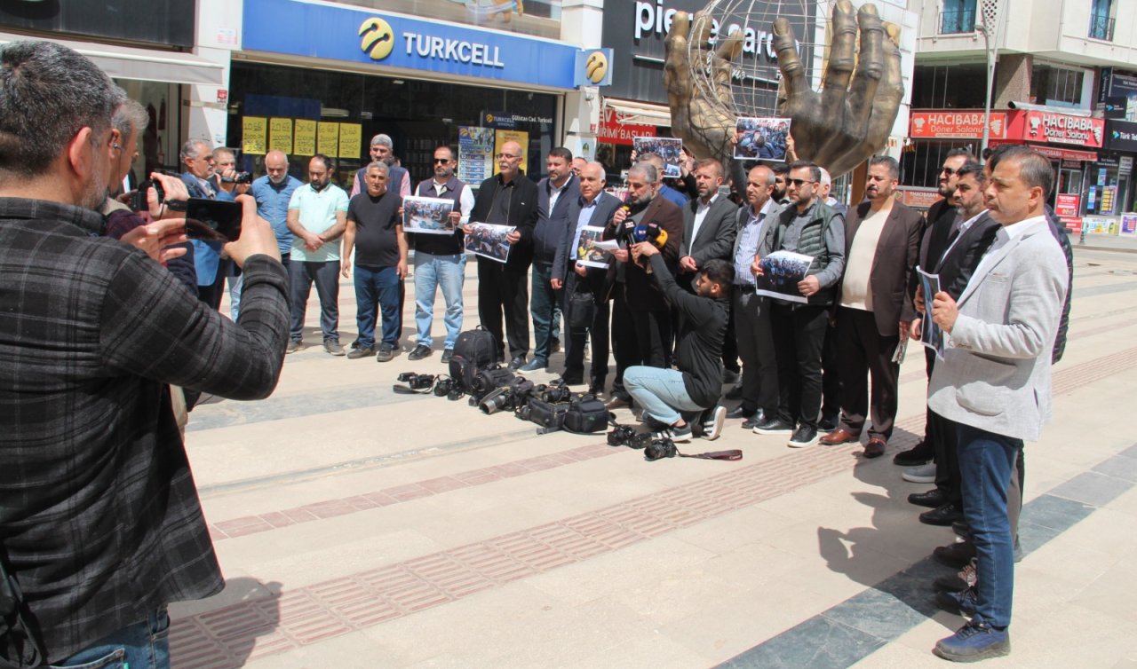 Gazze’deki Gazeteci Katliamına Batman’dan Tepki