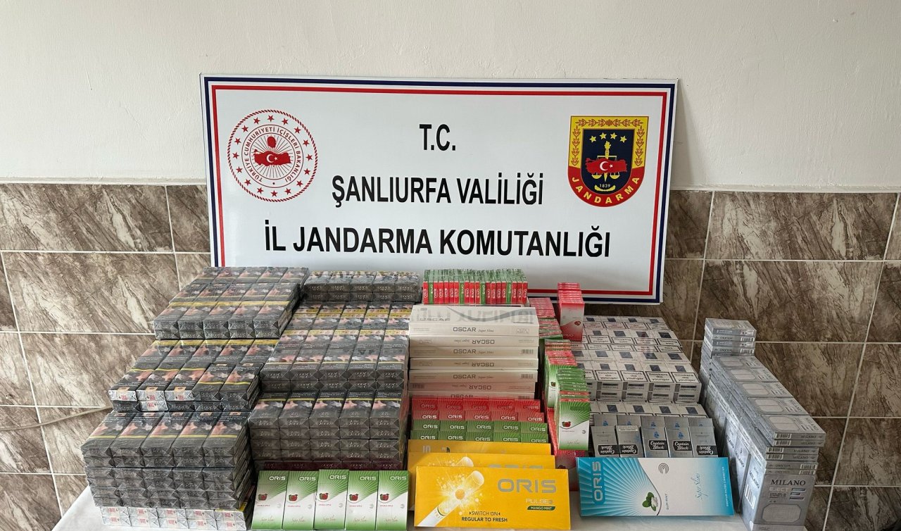 Bin 720 paket kaçak sigara ele geçirildi