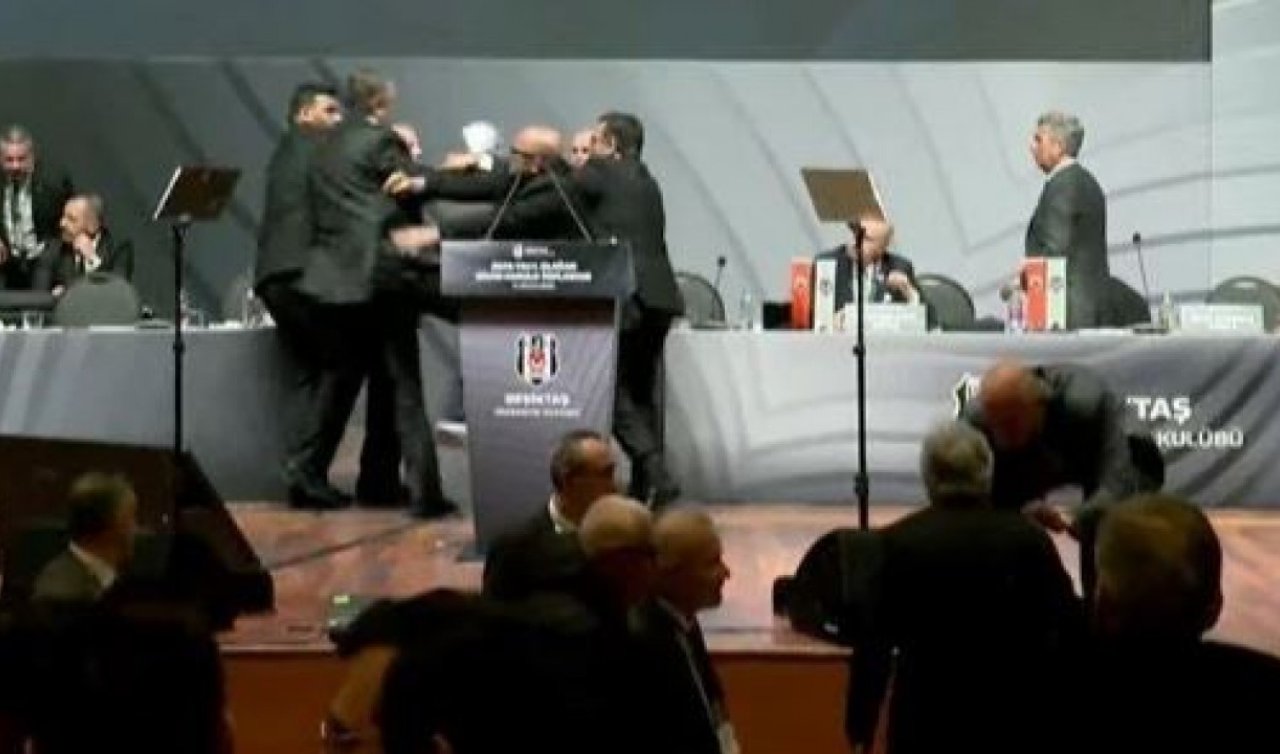 Beşiktaş divan kurulu toplantısında kavga! Hasan Arat’a yumruklu saldırı